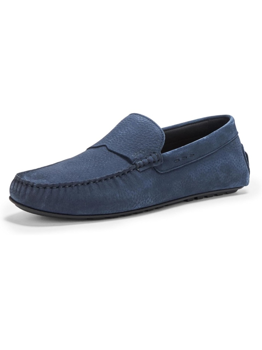 Boss Men's Navy Suede Driving Loafers